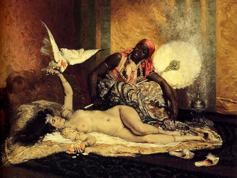 1840-Ferdinand Victor Léon Roybet - Odalisca (La Sultana)